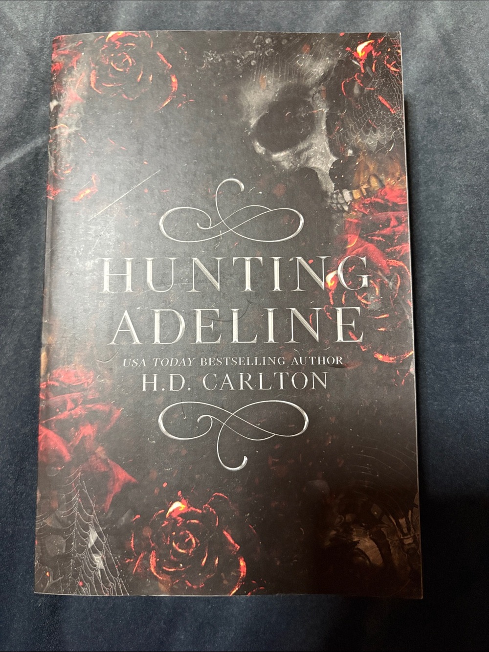 Hunting Adeline by - Black and Red Decorative Hardcover
